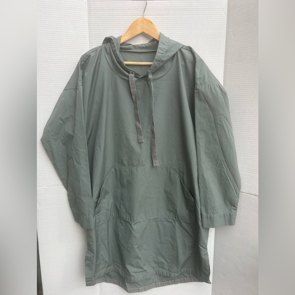 Jnby Anorak Jacket Outdoor Waterproof Hood military green oversized - Picture 3 of 11